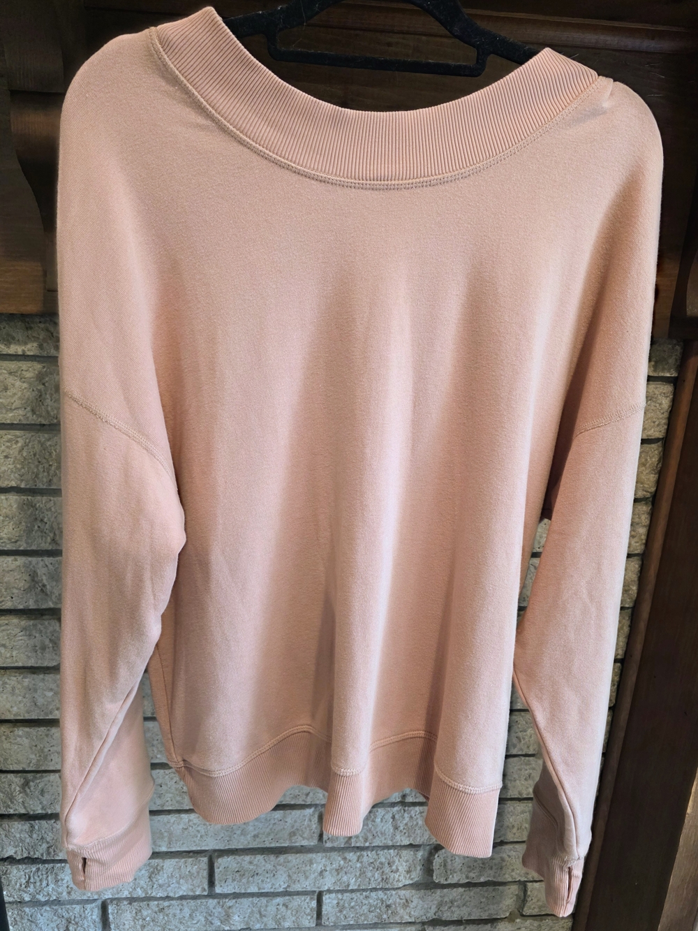 Offline By aerie Relaxed Crewneck Sweatshirt in Dusty Pink